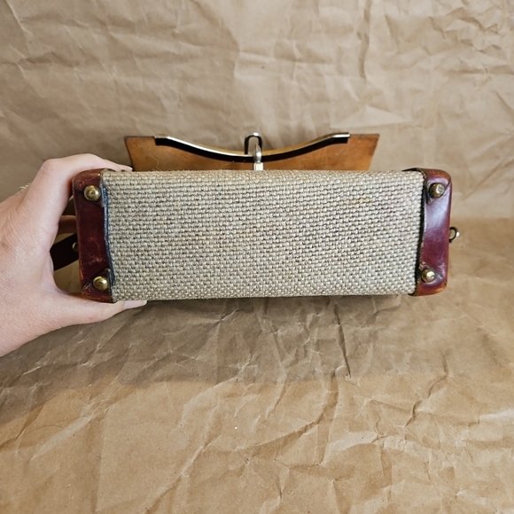 Etienne Aigner Handmade Vintage Turnlock Bag, Purse - Picture 12 of 16